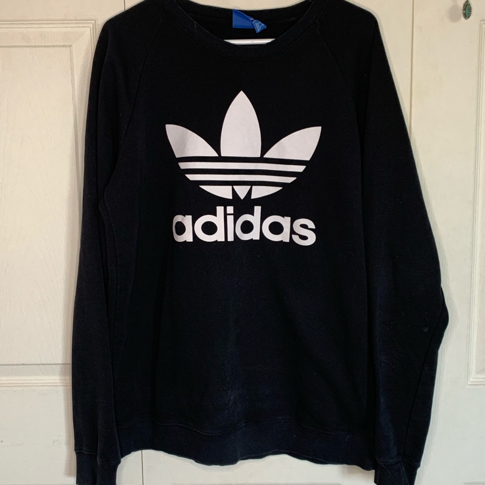 Adidas sweatshirt.